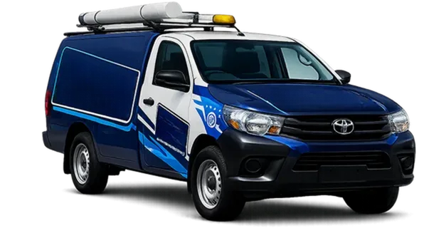 Licensed plumber van servicing Blacktown